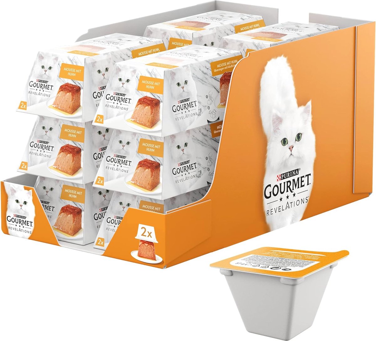 Kip Chiffon maaltijd voor volwassen katten - 4 x 57 g