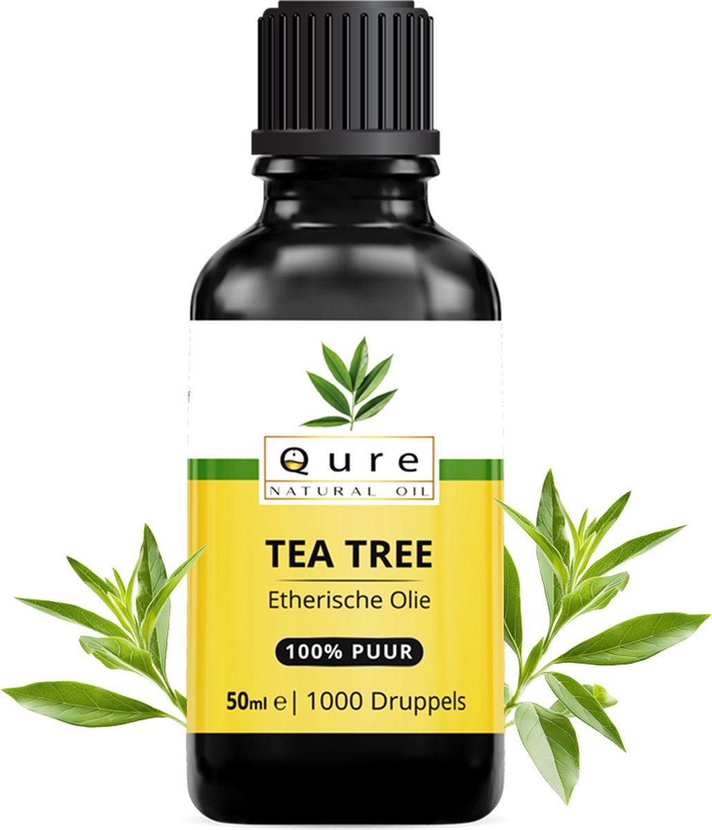 Goedkoopste Tea Tree Olie 50ml | Etherische Tea Tree Olie van Therapeutische Kwaliteit | Biologisch | 100 Puur & Onbewerkt | Aromatherapie | Essential Tea Tree Oil