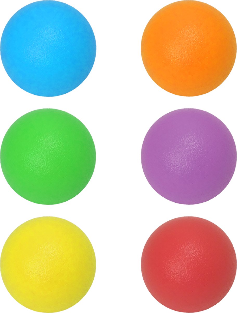 MDsport - Foambal met huid - 70 gram - 16 cm - Set van 6