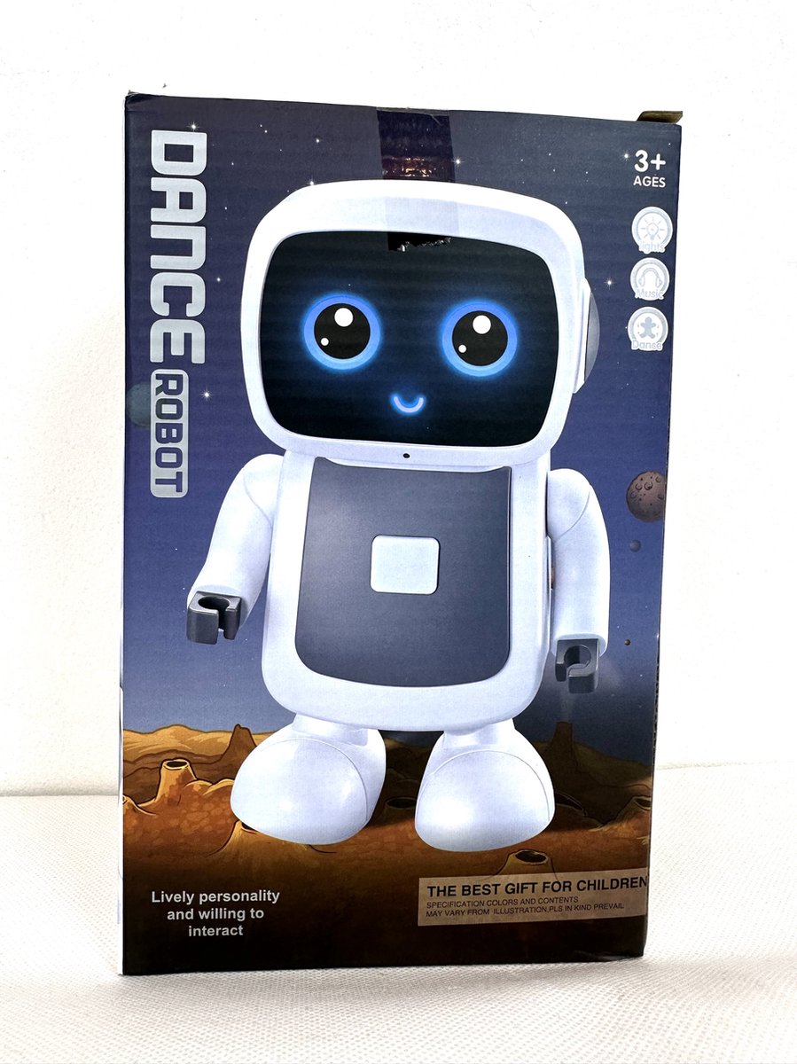 Robot met muziek - interactief speelgoed - lichtjes voor kinderen - levendige bewegingen - vrolijke muziek - stimuleert creativiteit - leuk voor feestjes - perfect cadeau - educatief en plezierig - speeltijd voor kinderen — afbeelding 4