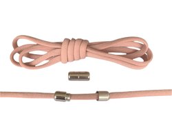 Knaak Elastische Veters - Schoenveters - Niet meer strikken - Korea Roze - Rekbaar tot 150 cm