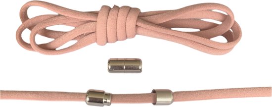 Knaak Elastische Veters - Schoenveters - Niet meer strikken - Korea Roze - Rekbaar tot 150 cm