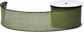 Effen Jute Burlap - Wilgen Groen (563)