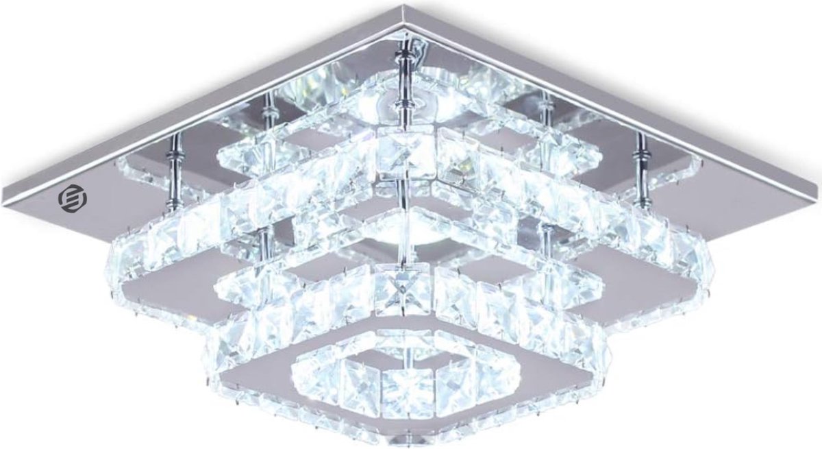 Equivera Plafonaire Lamp - Lamp - Plafond Lamp - Plafonnaire Lamp - Plafondlamp Koel wit
