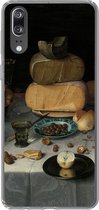 Coque Huawei P20 - Nature morte aux fromages - Peinture de Floris Claesz. van Dijck - Coque de téléphone en Siliconen