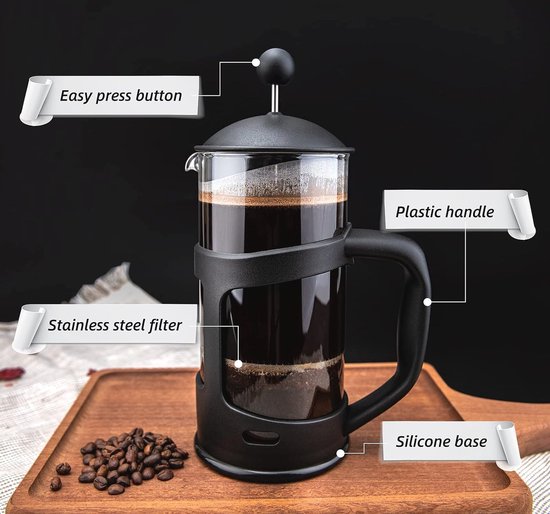 Bodum | Bean Cafetière voor ijskoffie / cold brew | Kunststof BPA-vrij | 1.5L | 12