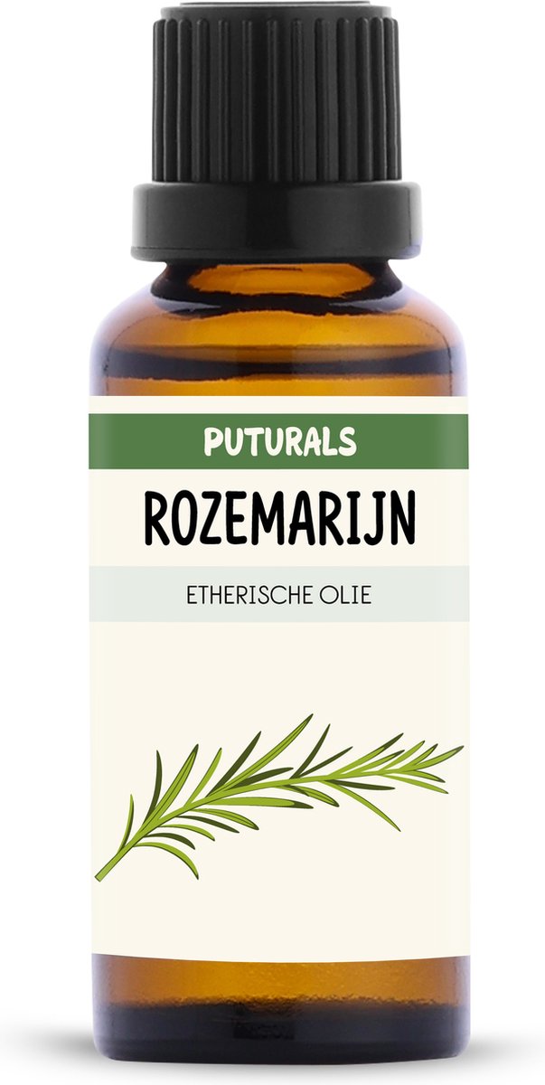 Goedkoopste Puturals Rozemarijn Olie 100 Biologisch - 30ml - Puur en Vegan Haarolie - Rosemary Oil voor Haarverzorging en Haargroei - Rozemarijn Haarolie rijk aan Vitamines