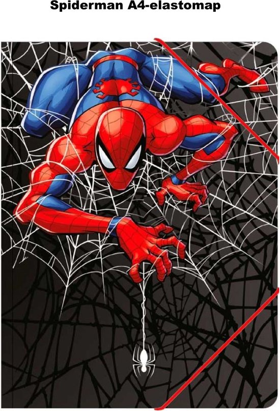 Spiderman - Marvel - Elastomap - A4. Afm. 32 x 24 cm.