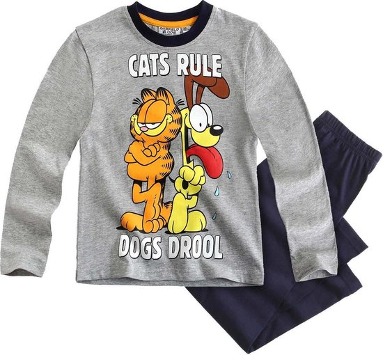 Garfield Pyjama - marineblauw - Maat 104 | bol.com