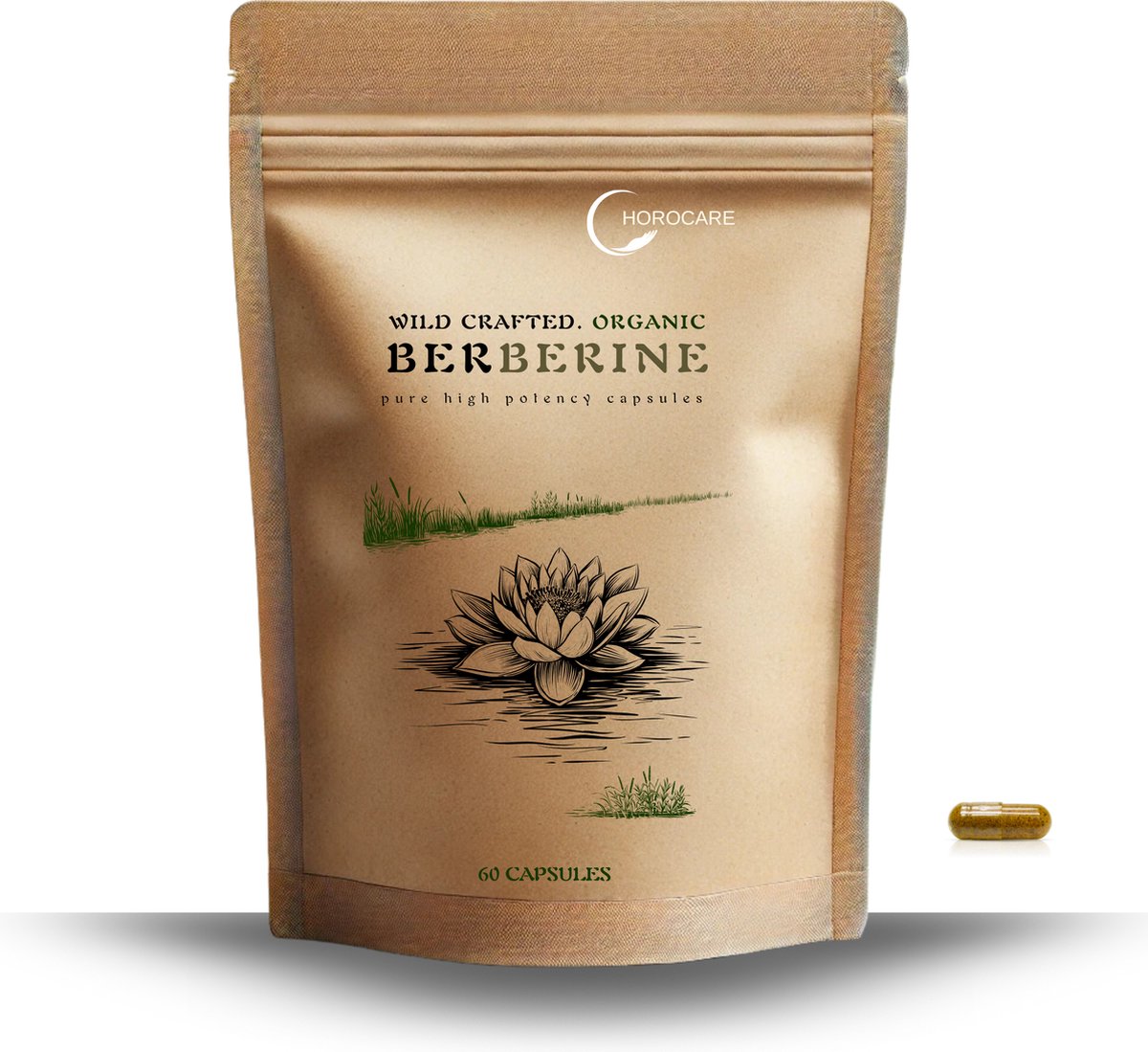 Goedkoopste Wild crafted Berberine Extract | Superfood | 1200mg | Ayurveda | Geen vullers | Adoptogeen | 60 caps