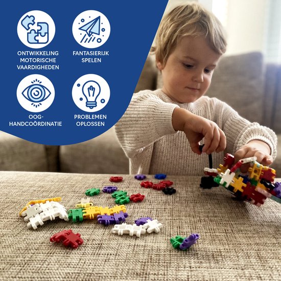 Nano Clics – Transport Builders 250 Piece Set – 5 in 1 Bouwblokken – SPEELGOED Gemaakt Van 100% RECYCLED Plastic – Speelgoed 8, 9, 10, 11, 12 jaar – Constructie Speelgoed
