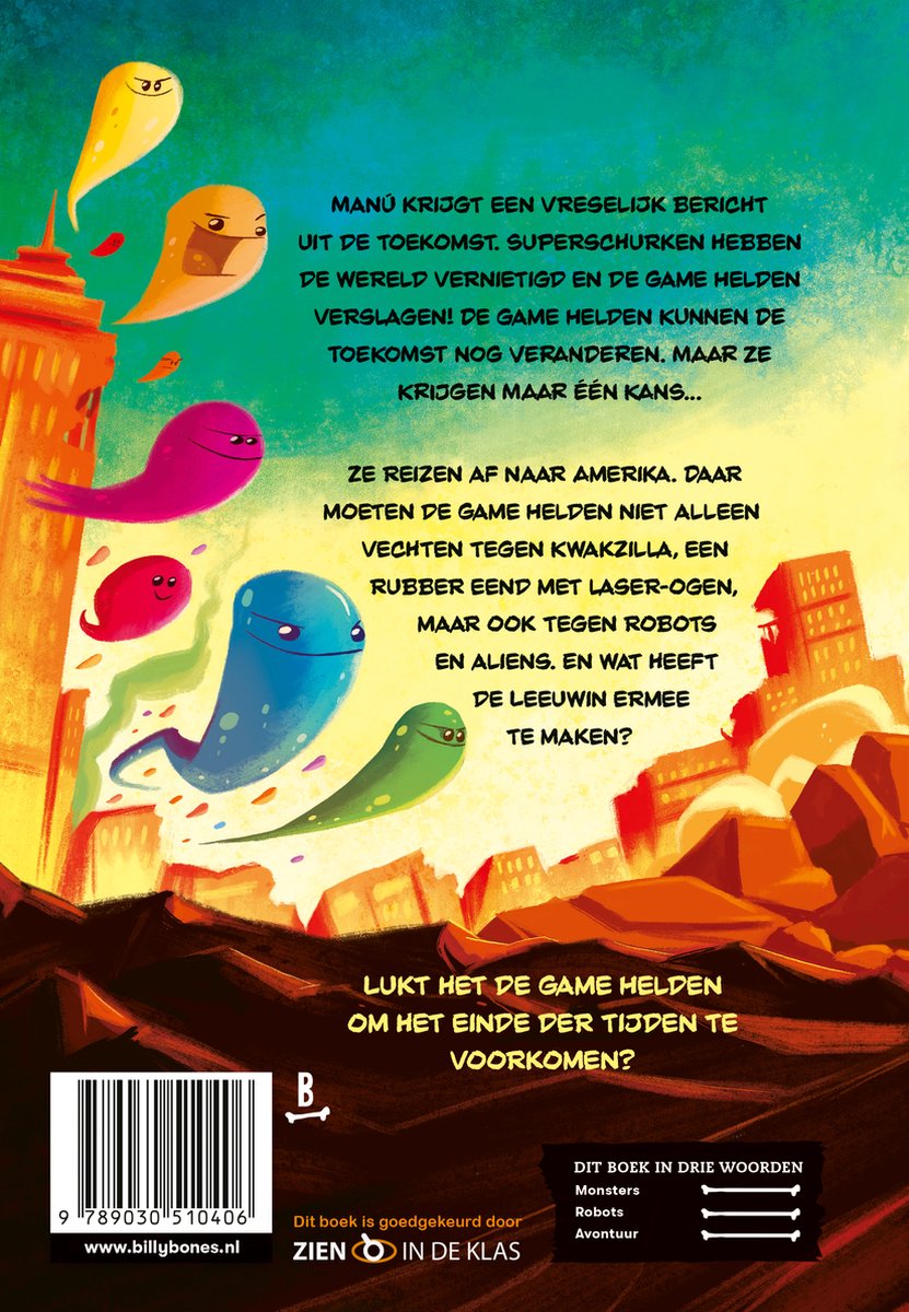 Game Helden 7 - Game Helden tegen de superschurken - back cover