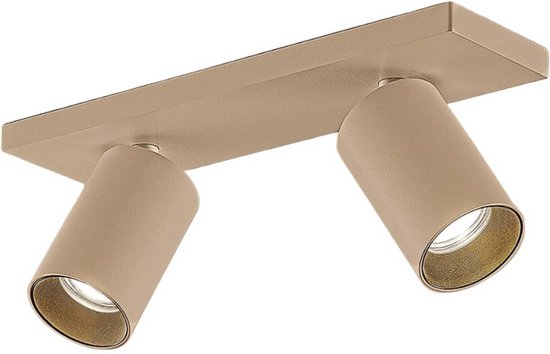 Arcchio - spot d'extérieur - avec variateur - 2 lumières - Aluminium - H : 12,2 cm - GU10 - Panton® Iced Coffee