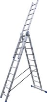 Alumexx - ladder 3-delig - 3x10 - Grijs