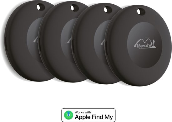 Lifemate Life Tag – Apple Find My – Bluetooth tracker – 4-pack