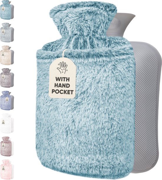 Mini Bouillotte 200 Ml En PVC - Chaleur 2-3h - Pour école, Voyage, Maison - Design Mignon - Léger Et Pratique - 4