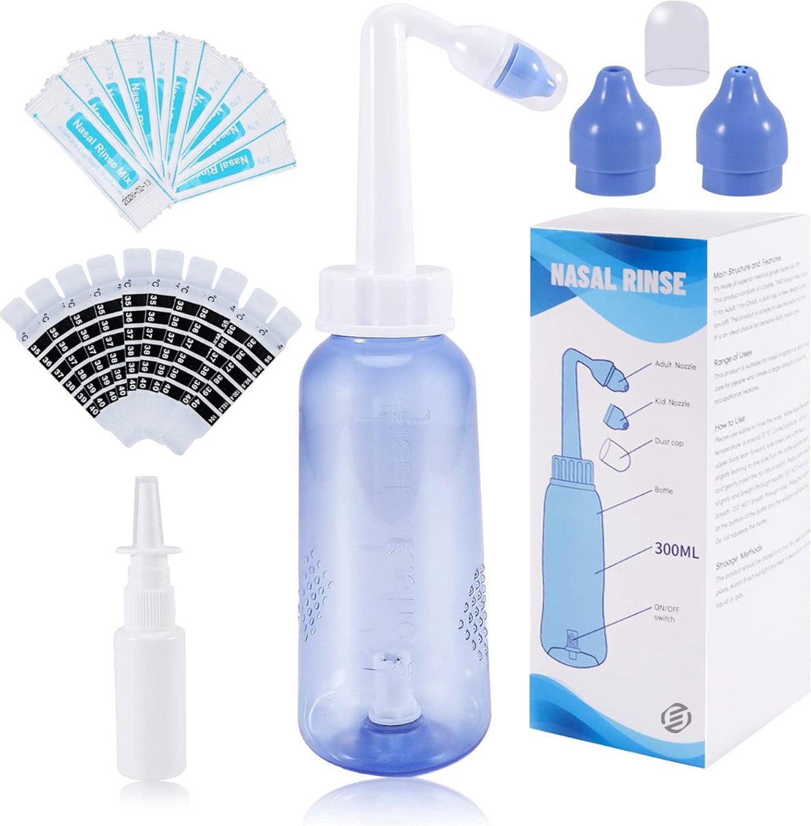 Goedkoopste Equivera Neusdouche - Neus Douche - Neusdouche Volwassenen - Neusreiniger - Neus Reiniger - Neusspoeler - Neusspoeler - Neusspoeling - Professionele Neusdouche - Verkoudheid - Hooikoorts