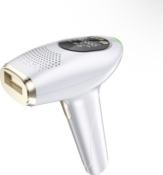 IPL Laser ontharing – Ontharingsapparaat – 9 Standen – Geschikt voor lichaam & Gezicht – 999,999 Flitsen – 3in1 – 3 opzetstukken – bril & scheermes meegeleverd – Pijnloos & Permanent