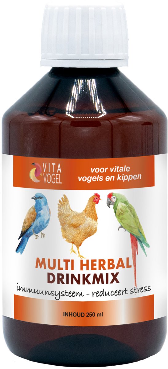 Vita Vogel Multi Herbal Drinkmix - Vogelsupplement - 250 ml
