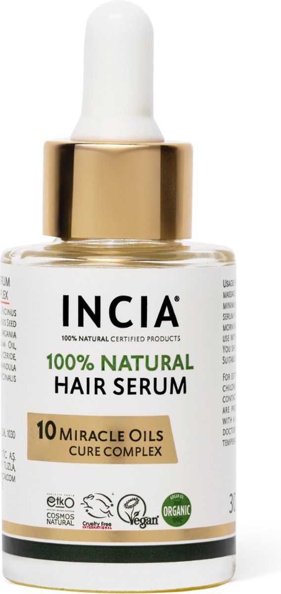 INCIA - 100% Natuurlijke Haarserum - Tegen Haaruitval