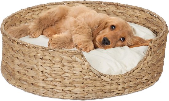 animal-design Dierenknuffelbed van vilt, vilten mand voor kleine katten en honden, maat: maat 2