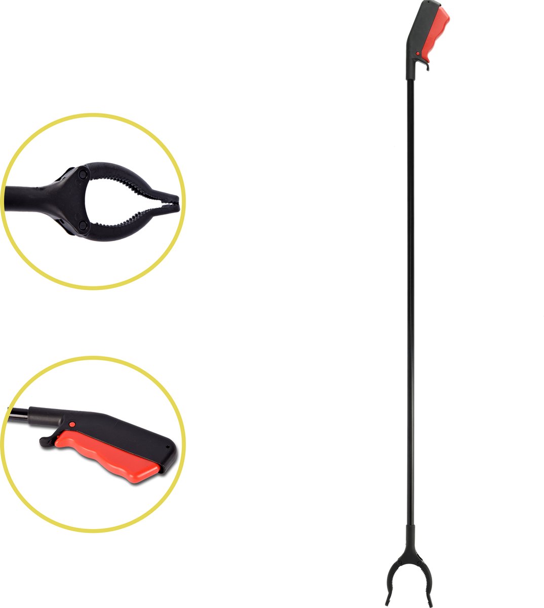 Goedkoopste Afvalgrijper 1 Meter - Ergonomische grijptang voor afval en zwerfvuil - Grijpstok voor ouderen en Invaliden - Lange Grijparm