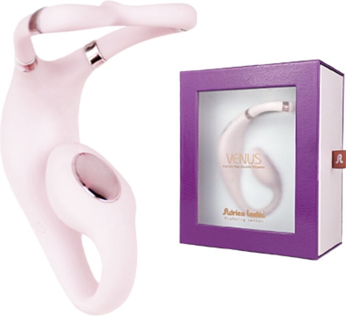 Goedkoopste ADRIEN LASTIC - VENUS DUBBELE CLITORIS & G-SPOT STIMULATOR GRATIS APP ROZE | VIBRATOR | CLITORIS VIBRATOR | G-SPOT VIBRATOR | SEX TOYS VOOR VROUW | SEKSSPEELTJES VOOR VROUW | VIBRATOR VOOR VROUW | VIBRATOR