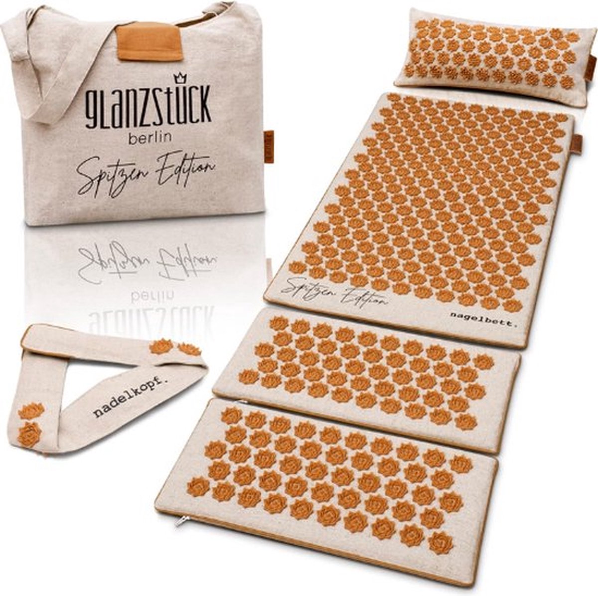 Goedkoopste Professionele Spijkermat – Acupressuurmat – Shakti Mat Original – Floowe – Met Spijkerkussen – Hoge Kwaliteit – XXL Set – Draagtas – 10.000 Drukpunten