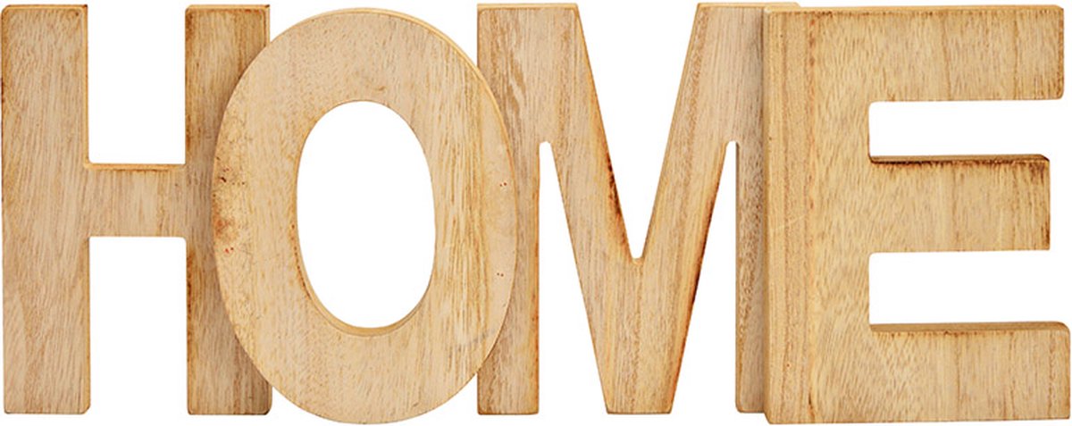 HOME-houten letters-decoratie-hout/ G. wurm