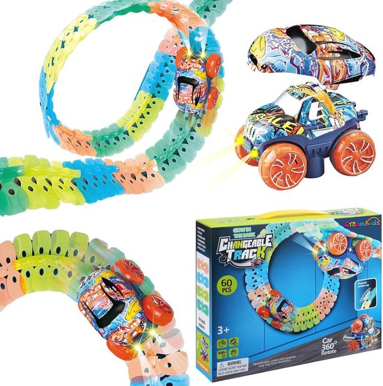 FlexiTrack - Flexibele Racebaan 3,9 Meter - Milo & Moon