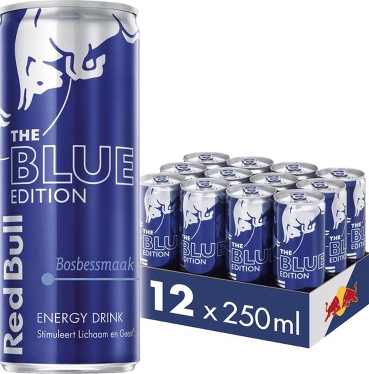 Goedkoopste Red Bull | Blue Edition (Bosbes) - 12 x 250 ml. (voordeel verpakking