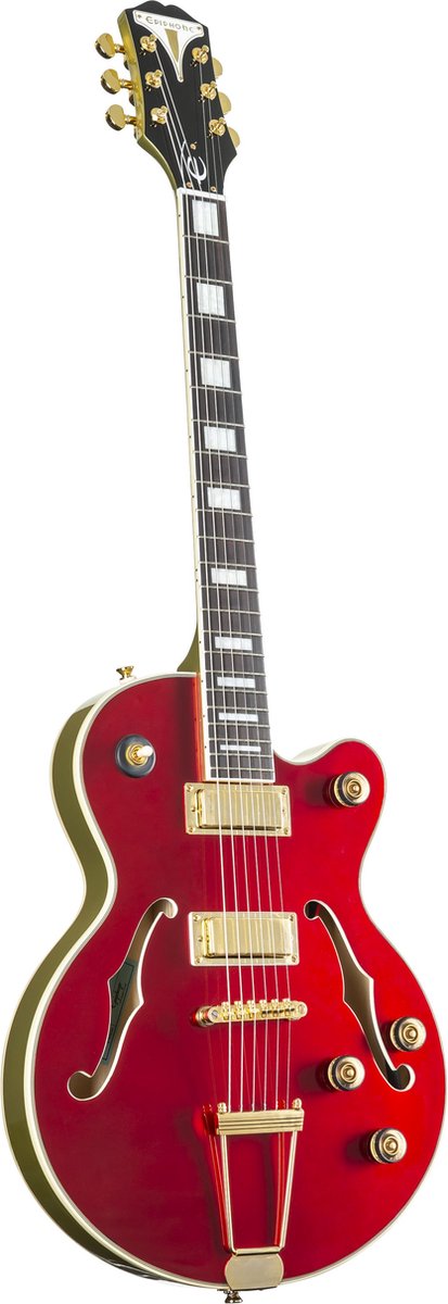 Epiphone Uptown Kat ES Ruby Red Metallic semi-akoestische gitaar