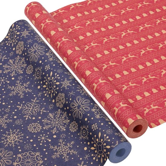 Papier Cadeau Kraft Papier D'Emballage Kraft Anniversaire[x3029