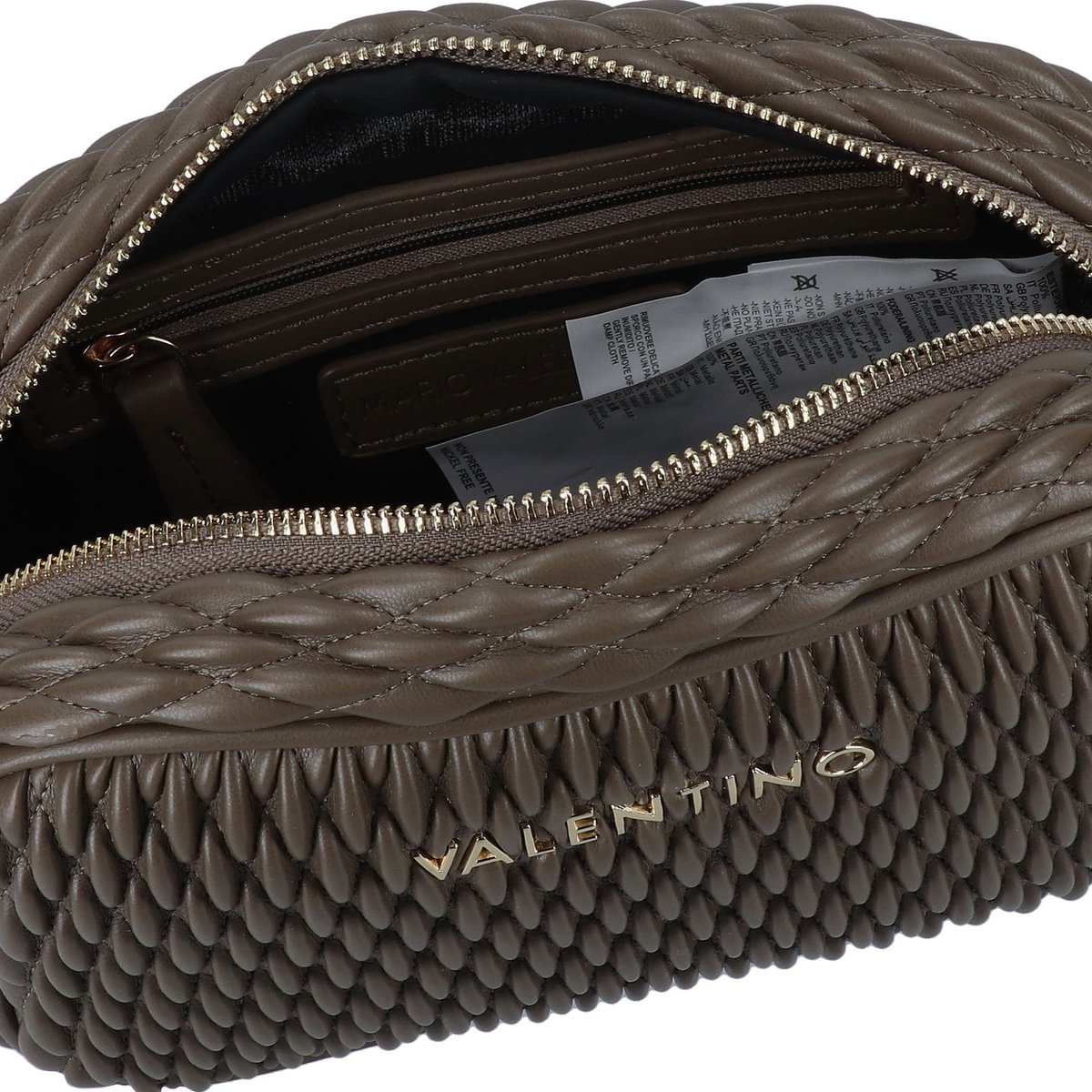 Sac VALENTINO Frequency Re Camera Bag - Bandoulière Ajustable, Couleur Taupe, Neuf Avec étiquettes