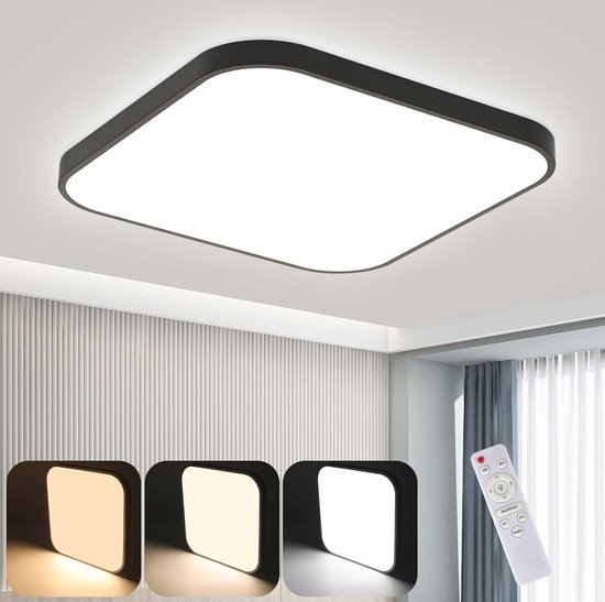 Industriële LED Plafondlamp met Draaiende Spots voor Woonkamer, Keuken en Slaapkamer