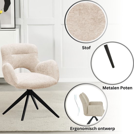Draaibare stoelen met armleuning op wieltjes kopen? Slim gekozen