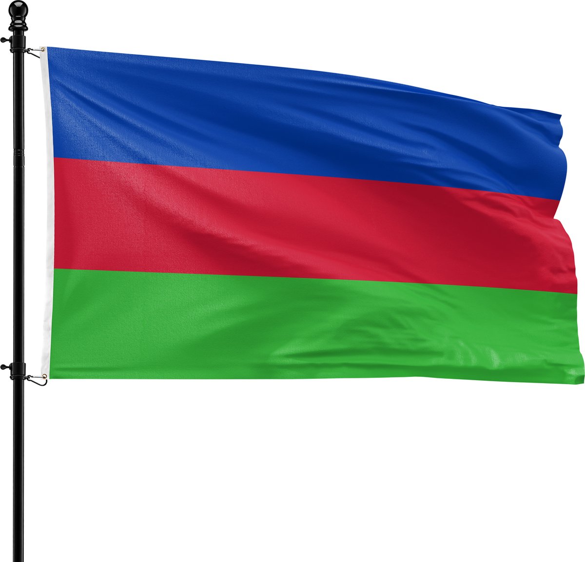VlagDirect - Hellevoetsluis vlag - Gemeente Hellevoetsluis vlag - 90 x 150 cm.