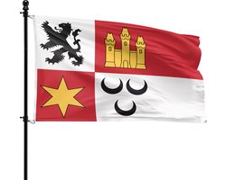 VlagDirect - Krimpenerwaard vlag - Gemeente Krimpenerwaard vlag - 90 x 150 cm.