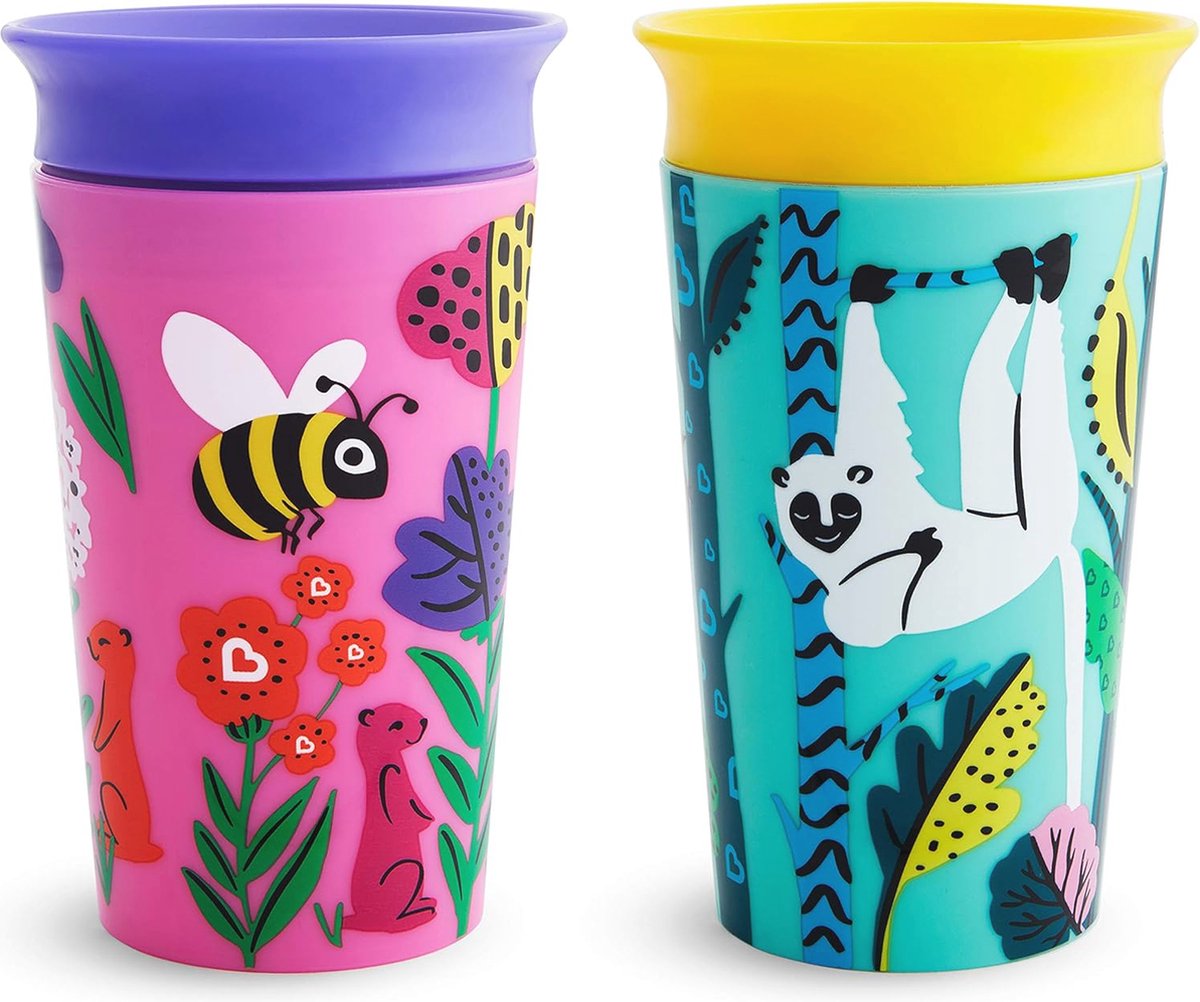 Duurzame 360° Sippy Cups voor Peuters - Set van 2 - 266ml