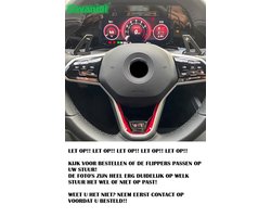 Zwart Aluminium Geschikt Voor Vw Golf 8 GTI GTD TSI TDI DSG Variant R Line Flippers Schakel Paddles Stuurwiel Stuur Extentions