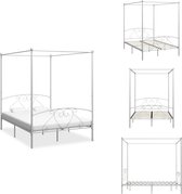 Hemelbedframe metaal roze 140x200 cm kopen Hemelbedframe metaal roze 140x200 cm kopen