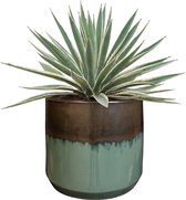 TS Collection - Bloempot Anouk - Set van 3 - Keramiek - Mirror Green