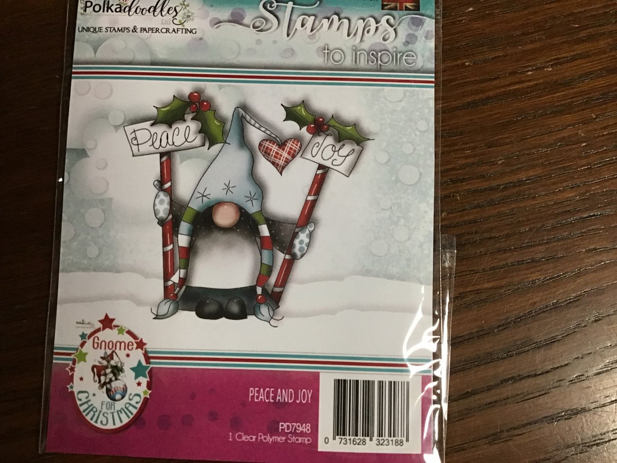 Polka Doodles - Clearstamp - PD 7948 Peace and Joy