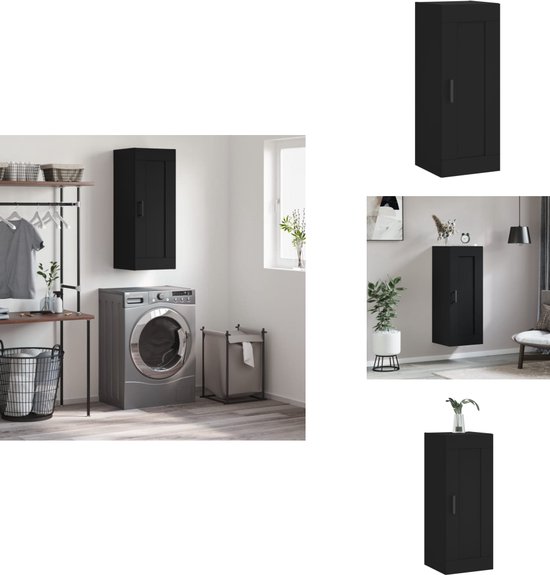 VidaXL Wandkast 60x30x60 cm bewerkt hout bruineikenkleurig