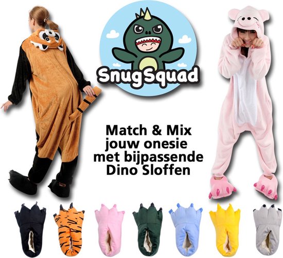 Aap Onesie Apen Pak Kostuum Outfit Huispak Jumpsuit Verkleedpak - Verkleedkleding - Halloween & Carnaval - SnugSquad - Kinderen & Volwassenen - Unisex - Maat L voor Lichaamslengte (165 - 172 cm)