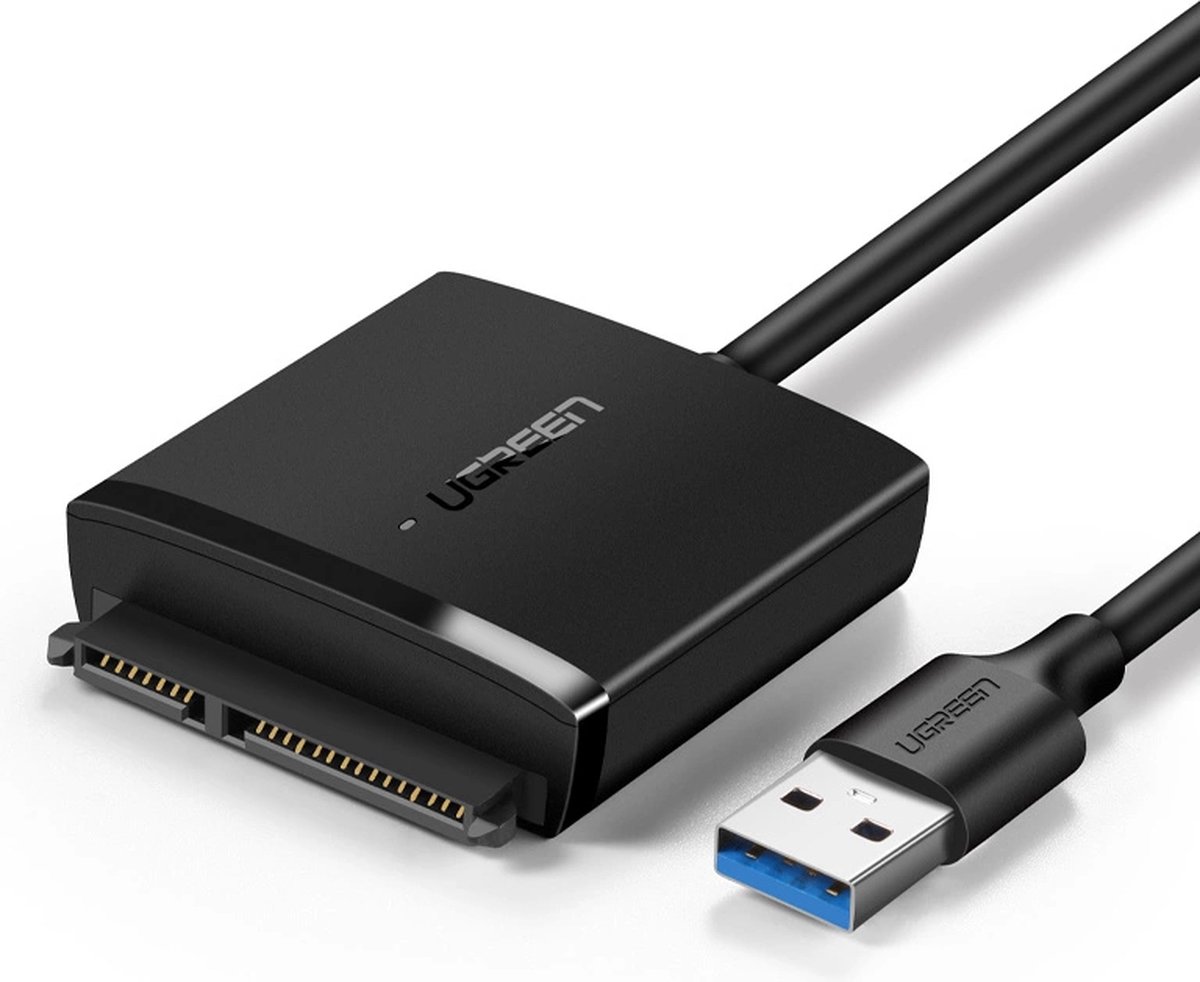 Ugreen - USB3.0 - adapter voor 2.5/3.5 SATA schijf zwart - (CM257)