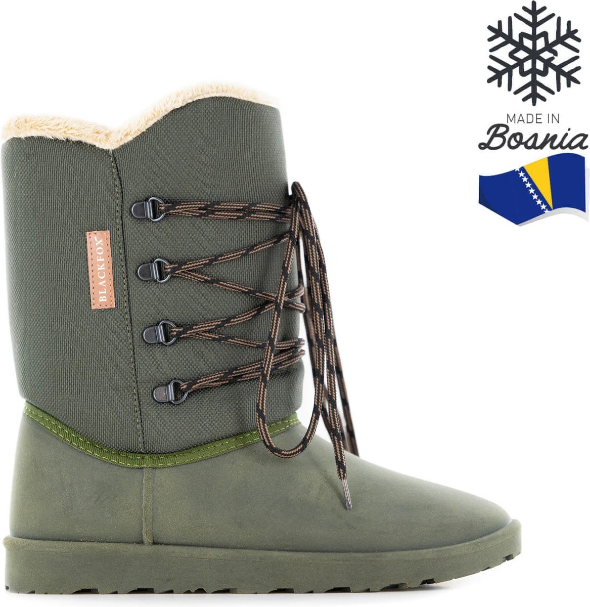 Korte laars tybee kaki maat 38/39