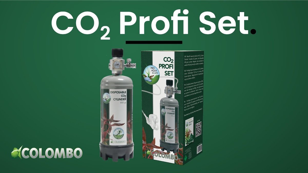 Colombo CO2 profi set 1200 gram - Complete CO2 set thumbnail 2