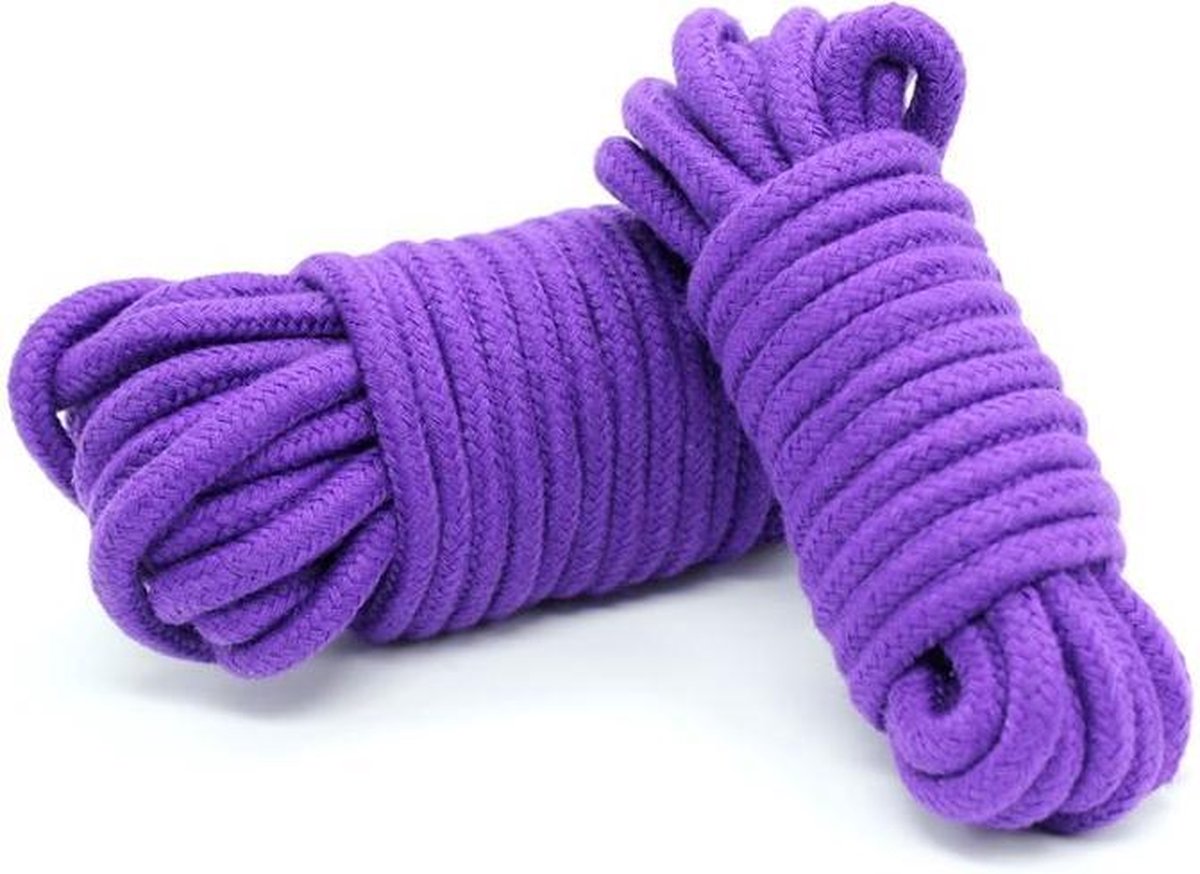 Goedkoopste Bondage Touw Paars - 10 Meter