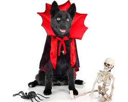 HALLOWEEN ACTIE!! Halloween vampiers cape - Hond - Kat - Griezelen - Grappig - Kostuum